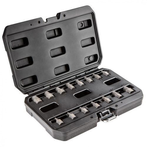 Neo törtcsavar-kihajtó készlet, 1/2", 15 részes, 3-14 mm M6-M24