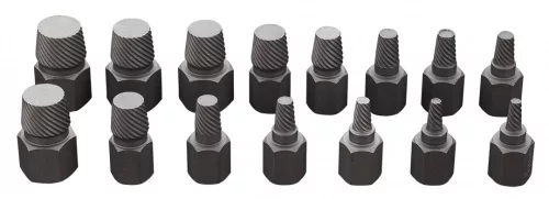 Neo törtcsavar-kihajtó készlet, 1/2", 15 részes, 3-14 mm M6-M24