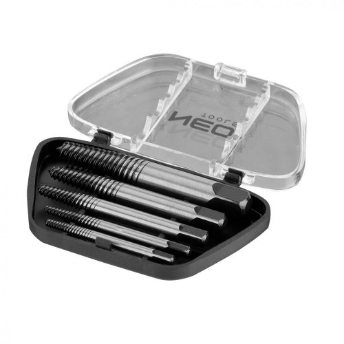 Neo törtcsavar-kihajtó készlet, 5 részes, négyszög vég, 2-14 mm M3-M18