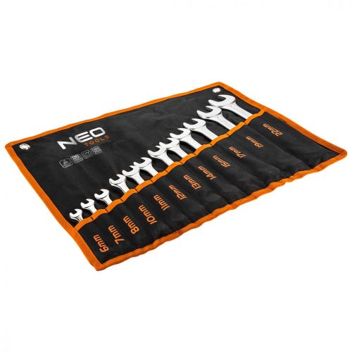 Neo csillag-villáskulcs készlet 6-22 mm, 12 részes, szaténozott