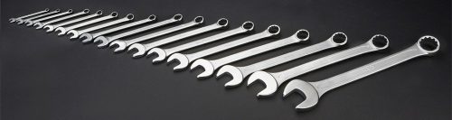 Neo csillag-villáskulcs készlet 8-32 mm, 17 részes, szaténozott