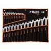 Neo csillag-villáskulcs készlet 6-32 mm, 26 részes, szaténozott