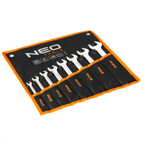 Neo villáskulcs készlet 8 részes, 8-22 mm