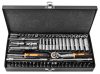 Neo dugókulcs és bitkészlet 1/4", 63 részes