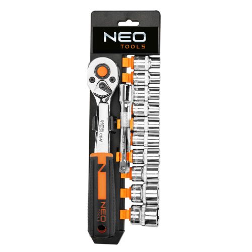 Neo dugókulcskészlet 12 részes, 3/8", 8-22 mm