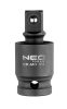 Neo csuklós toldó készlet ütvecsavarozókhoz 1/4", 3/8", 1/2"