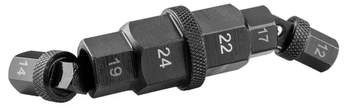 Neo motorkerékpár elsőtengely kulcs 6 az 1-ben, 12-24 mm