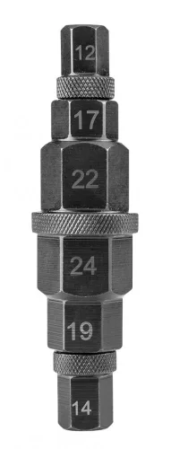 Neo motorkerékpár elsőtengely kulcs 6 az 1-ben, 12-24 mm