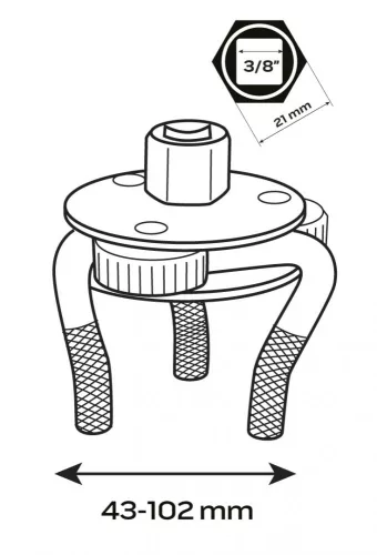 Neo olajszűrő leszedő 53-110 mm