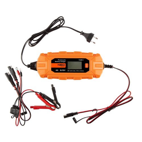 Neo automatikus akkumulátortöltő 4A/70W, 3-120Ah