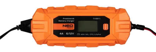 Neo automatikus akkumulátortöltő 4A/70W, 3-120Ah