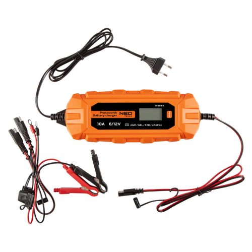 Neo automatikus akkumulátortöltő 10A/160W, 3-200Ah