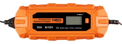Neo automatikus akkumulátortöltő 10A/160W, 3-200Ah