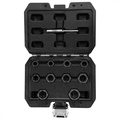 Neo dugókulcskészlet sérült fejű csavarokhoz, 3/8", 11 részes