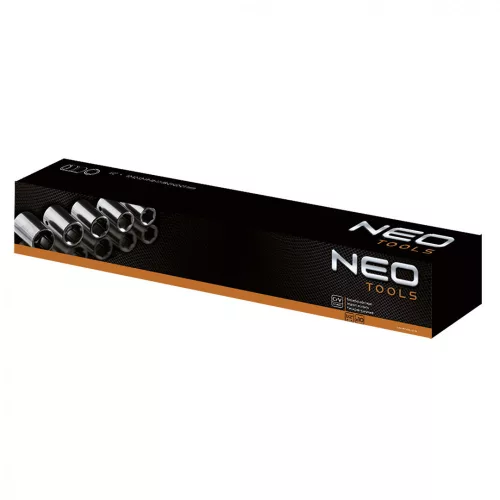 Neo gépi dugókulcskészlet 1/2", 10 részes 10-24 mm
