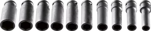 Neo gépi dugókulcskészlet 1/2", 10 részes hosszú 10-24