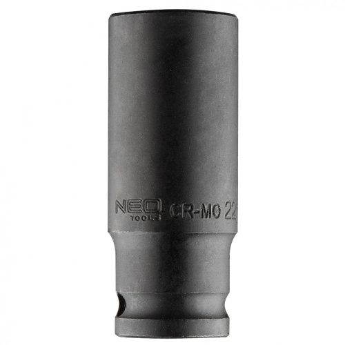 Neo gépi dugókulcs, hosszított 1/2", 22 mm, Cr-Mo