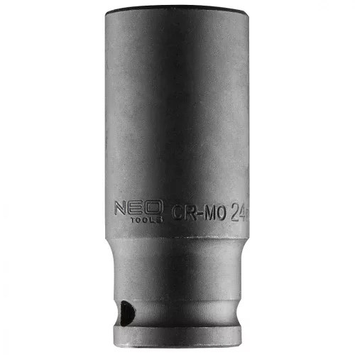 Neo gépi dugókulcs, hosszított 1/2", 24 mm, Cr-Mo