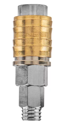 Neo pneumatikus gyorscsatlakozó, 6x8 mm tömlőkimenetes, védőrugós