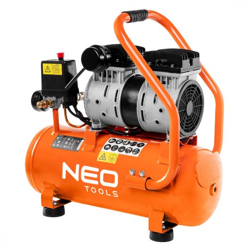 Neo csendes kompresszor - 12 L, olajmentes