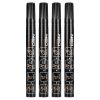Neo filctoll vastag, fekete, tartós, vízálló, lakk, alumínium, 4 db