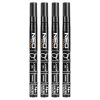 Neo filctoll, fekete, tartós, vízálló, lakk, alumínium, 4 db