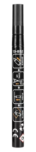 Neo filctoll, fekete, tartós, vízálló, lakk, alumínium, 4 db