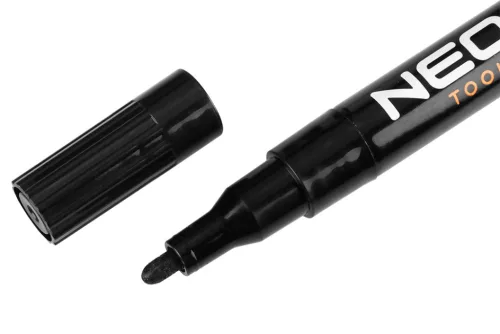 Neo filctoll, fekete, tartós, vízálló, lakk, alumínium, 4 db