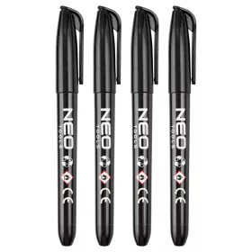Neo filctoll, fekete, tartós, vízálló, olajbázisú, 4 db