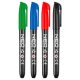 Neo filctoll, 4 színű, tartós, vízálló, olajbázisú, 4 db