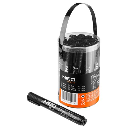 Neo filctoll, fekete, tartós, vízálló, olajbázisú