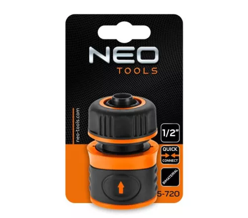 Neo tömlő gyorscsatlakozó 1/2", bianyag