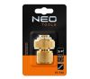 Neo tömlő gyorscsatlakozó 3/4" alumínium, réz