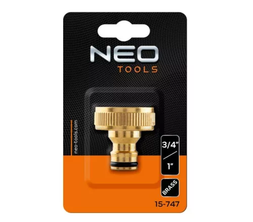 Neo csapcsatlakozó 3/4" alumínium- 1" alumínium, réz