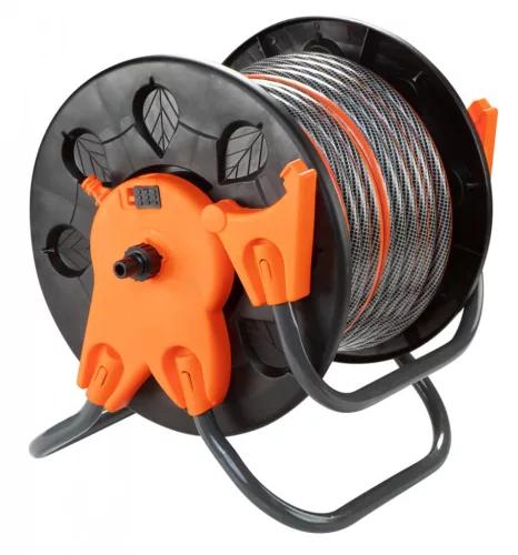 Neo tömlődob, műanyag, 1/2" max 60m, 3/4" max 20 m