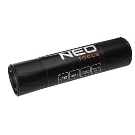 Neo törmelékes zsák 120 L, fekete, 10 db, 100 μm