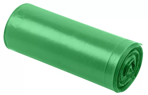 Neo hulladékgyűjtő zsák 120 L, zöld, szalaggal, 40 μm, 10 db