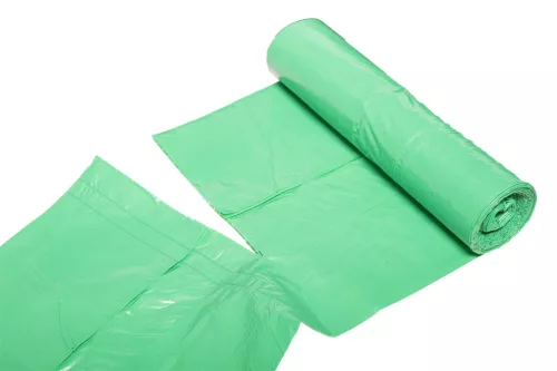 Neo hulladékgyűjtő zsák 120 L, zöld, szalaggal, 40 μm, 10 db
