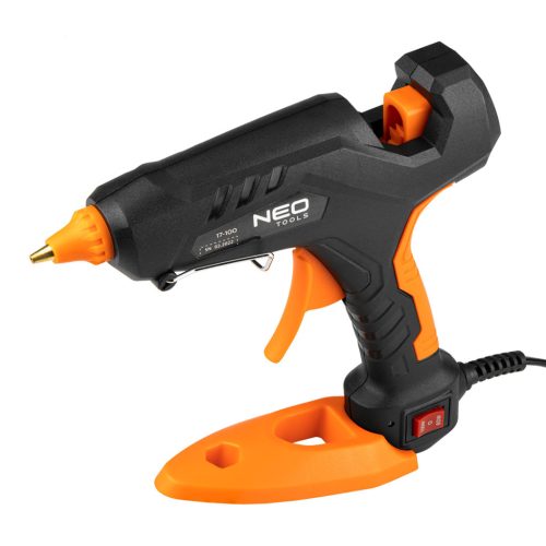 Neo elektromos ragasztópisztoly tartozékokkal 11 mm, 60/100W