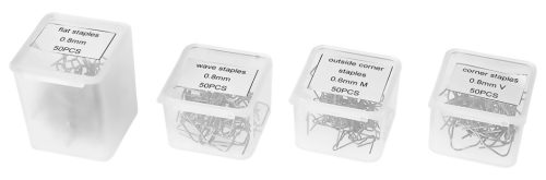 Neo műanyag forrasztó/hegesztő pisztoly készlet kapcsokkal 50W, 200 db kapocs