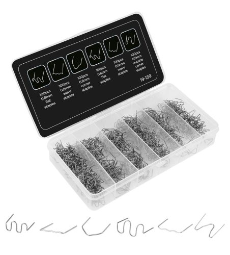 Neo műanyagforrasztó kapocs készlet 6 típus, 600 db