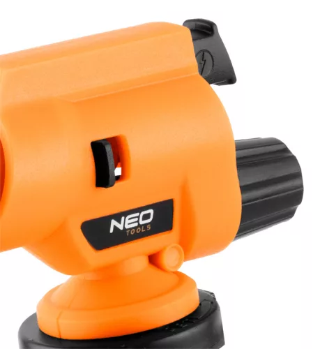 Neo gázforrasztó, gázégő fej, csavaros, 227g eldobható palackokhoz, piezo, gázszabályzó szelep, 360°