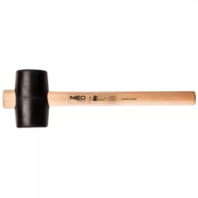 Neo gumikalapács 65 mm 425g, diófa nyél