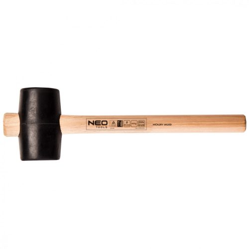 Neo gumikalapács 65 mm 425g, diófa nyél