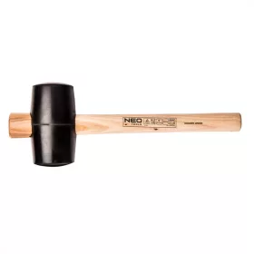 Neo gumikalapács 75 mm 680 g, diófa nyél