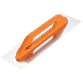 Neo acél simító, fogazott 480x128 mm, 10x10x10 mm