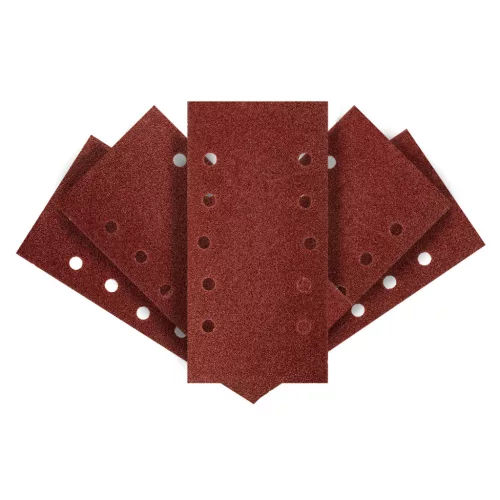 Neo csiszolópapír tépőzáras 115x230 mm P40, lyukas, 5 részes