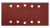Neo csiszolópapír tépőzáras 115x230 mm P40, lyukas, 5 részes