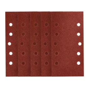 Neo csiszolópapír tépőzáras 115x230 mm P80, lyukas, 5 részes