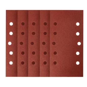 Neo csiszolópapír tépőzáras 115x230 mm P120, lyukas, 5 részes